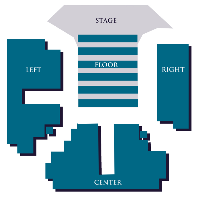 SecondStage Floor Seating Configuration